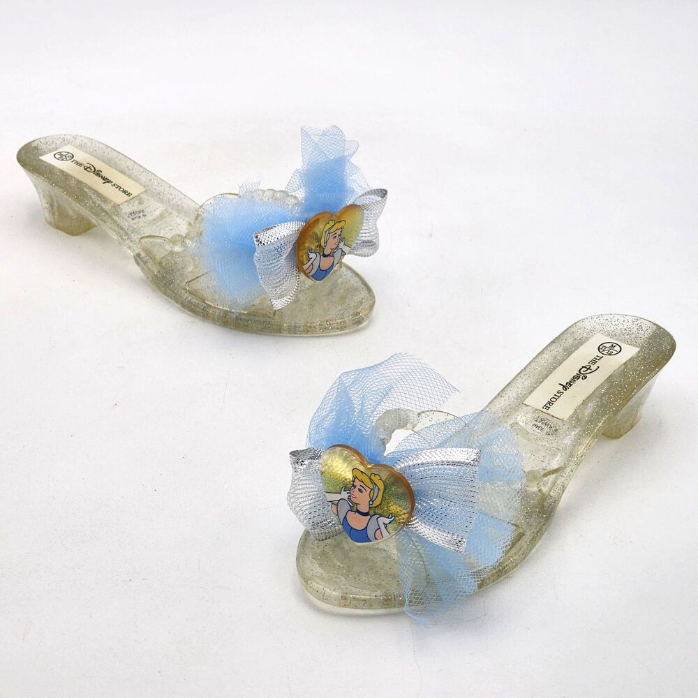 Disney Store Vintage Cinderella Princess Dress Up Shoes Toddler's Size 11-12